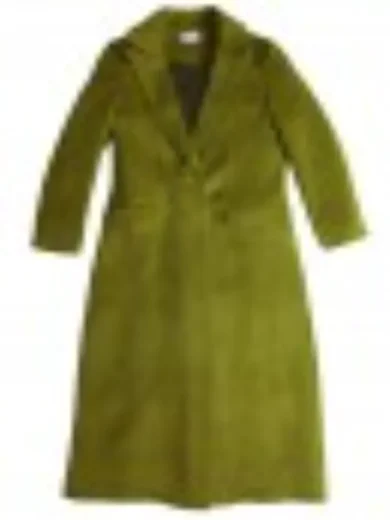 Gigi Hadid Olive Green Woolen Coat