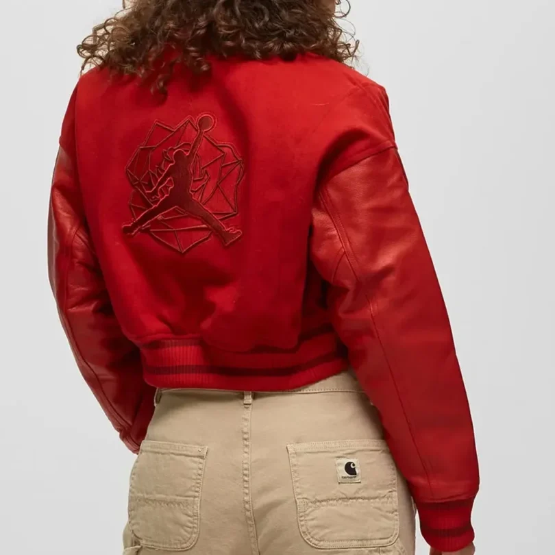 Teyana Taylor Rose Red Varsity Jacket
