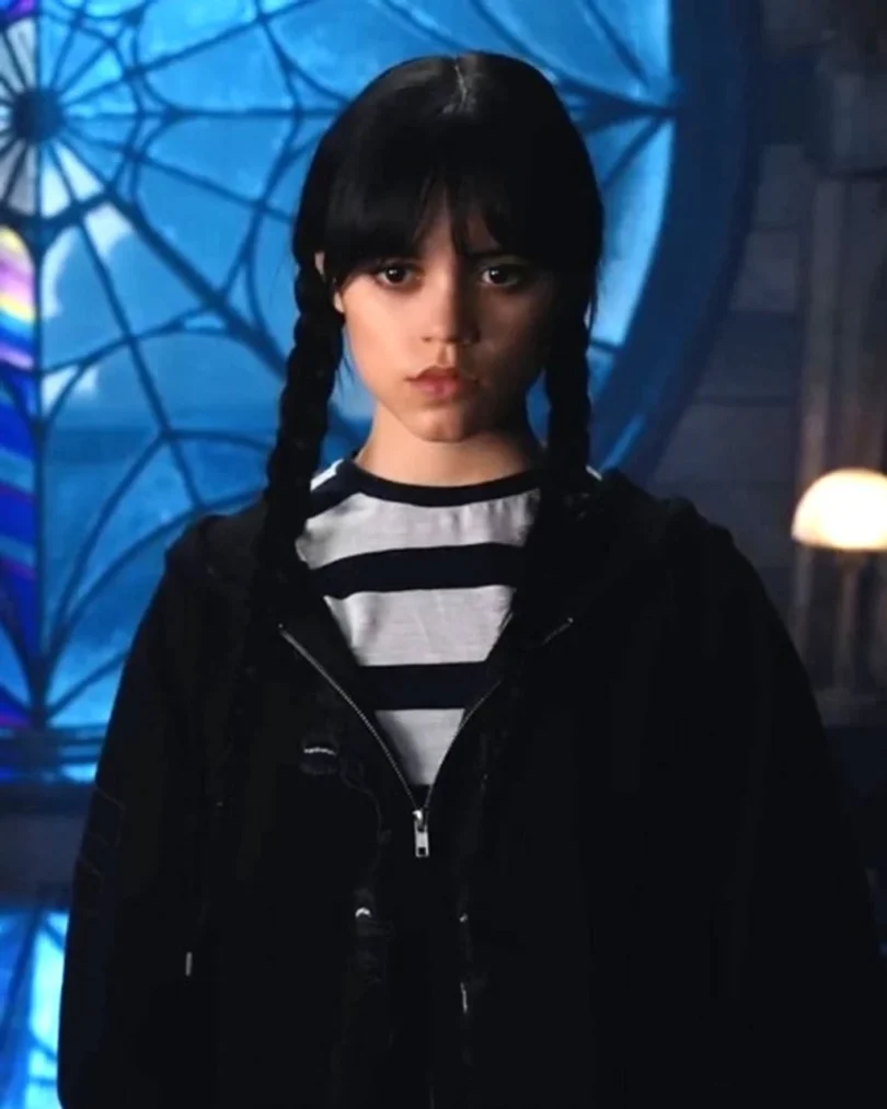 Wednesday Addams Black Hoodie - Image 3