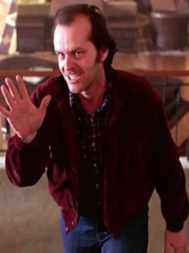 Jack Nicholson Shining Movie Red Corduroy Jacket