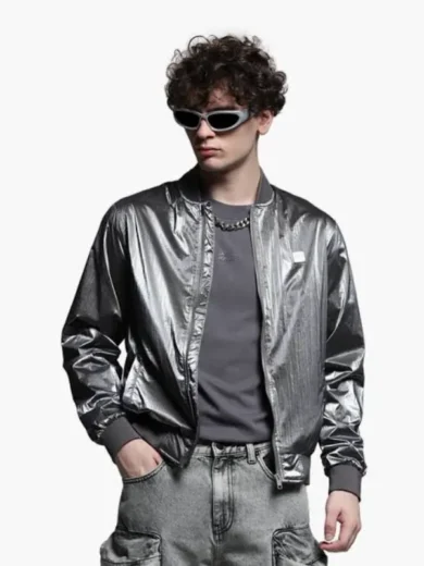 11 By Boris Bidjan Saberi Satin Bomber Jacket