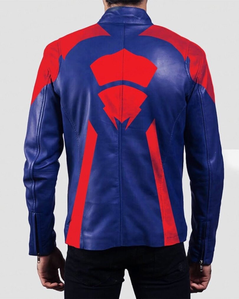 Spider Man Across The Spider-Verse Miguel O’Hara Leather Jacket/Costume