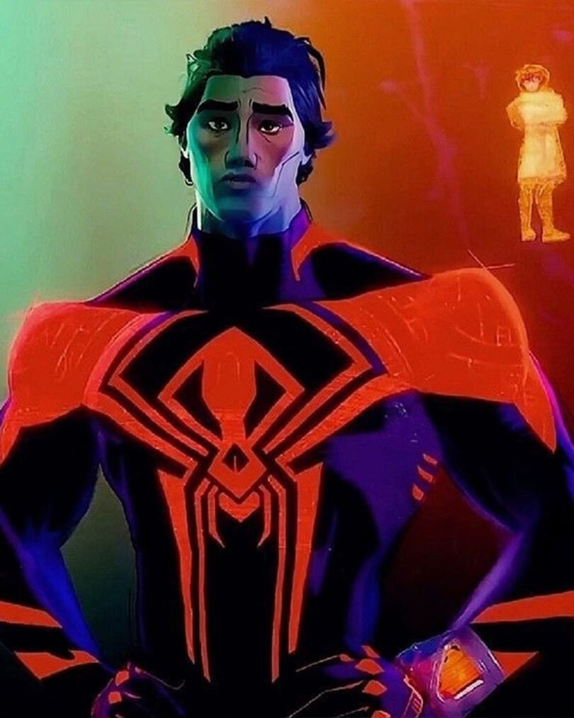 Spider Man Across The Spider-Verse Miguel O’Hara Leather Jacket/Costume