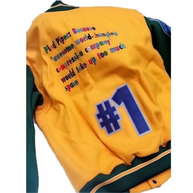 Zach Woods Silicon Valley Donald Dunn Varsity Jacket