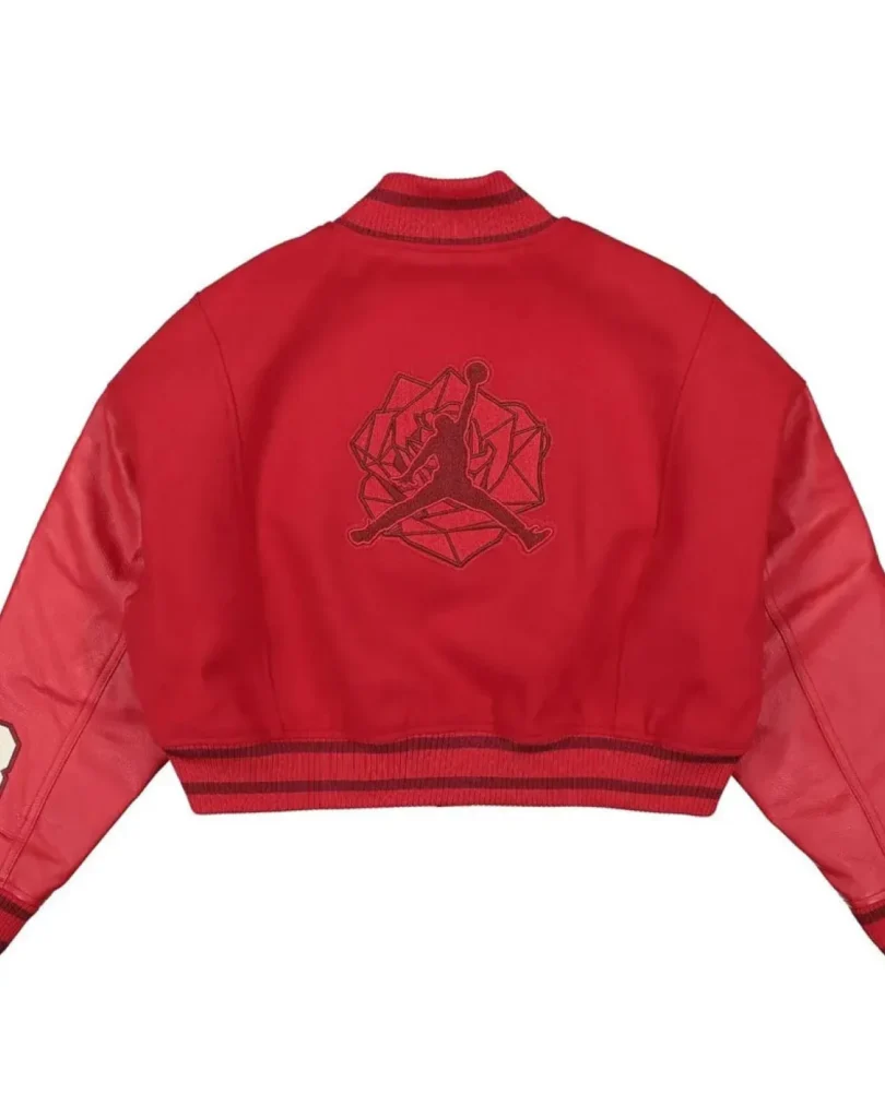 Teyana Taylor Rose Red Varsity Jacket