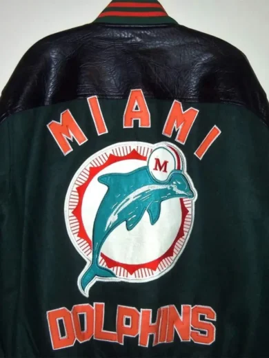 Throwback Miami Dolphins 90’s Varsity Jacket