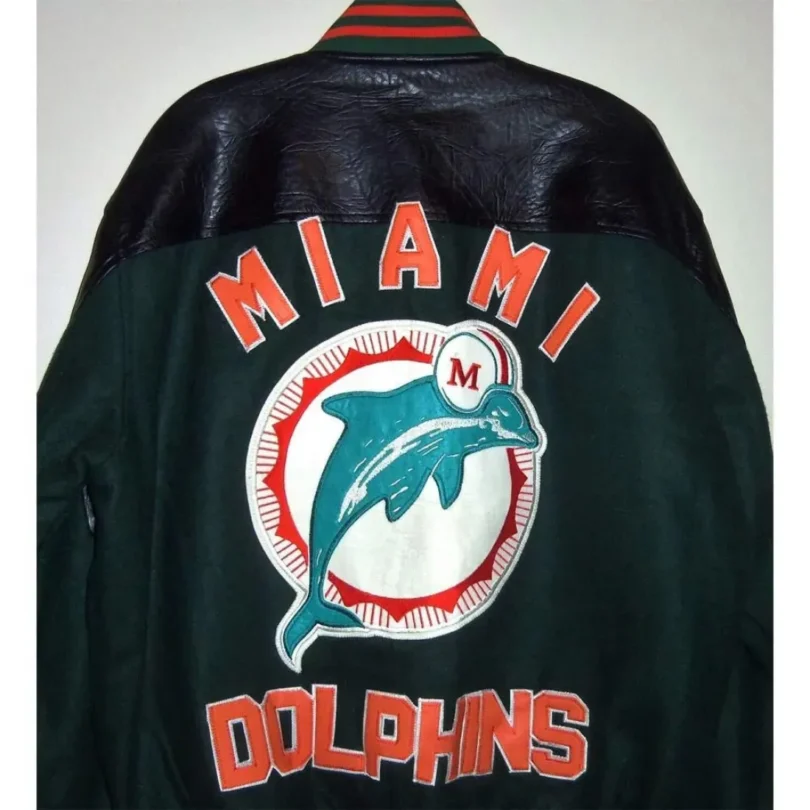 Throwback Miami Dolphins 90’s Varsity Jacket