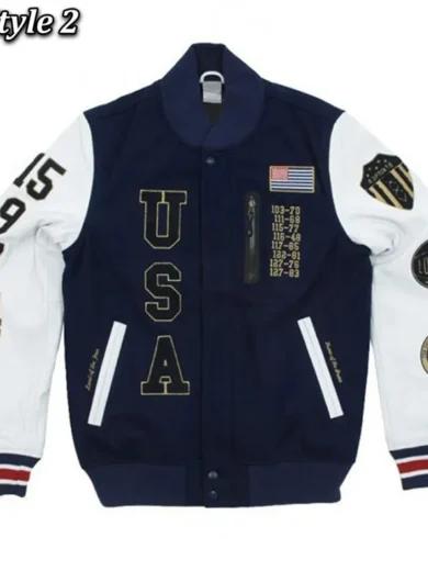 Varsity USA Dream Team Destroyed Jacket