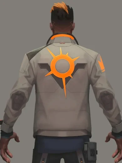 Valorant Phoenix Video Game Leather Jacket
