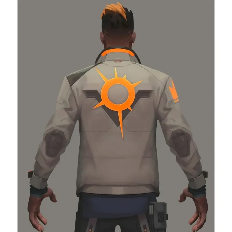 Valorant Phoenix Video Game Leather Jacket