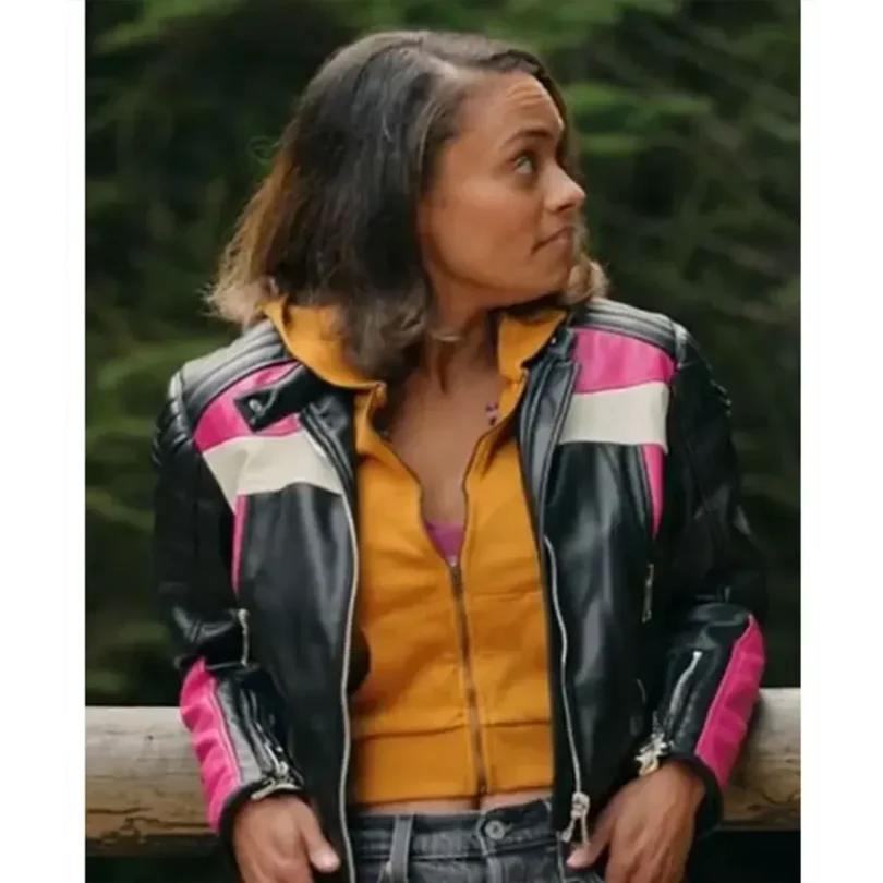 Virgin River S05 Kandyse Mcclure Motorcycle Leather Jacket