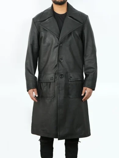 Al Pacino Carlito’s Way Carlito Brigante Black Leather Trench Coat
