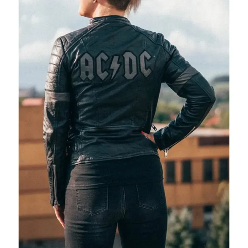 Women’s Megyn AC/DC Leather Jacket