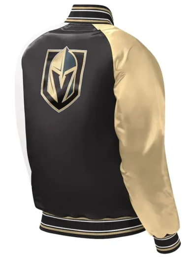 Yellow Black Utah Jazz Renegade Varsity Satin Jacket