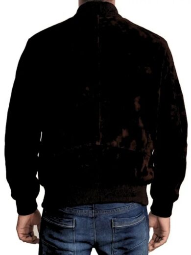 Adamsville Mens Black Bomber Jacket