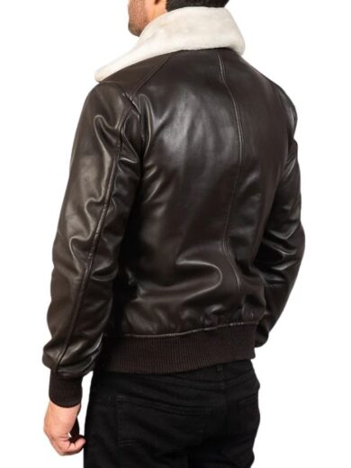 Airin G-1 Francis B-3 Black Leather Jacket