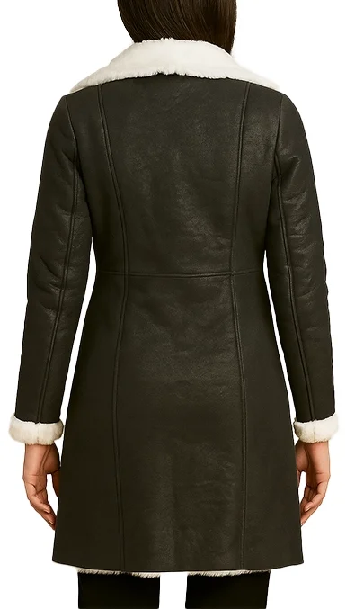Amie-–-Black-Double-Breasted-Shearling-Coat-2