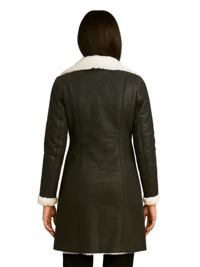 Amie-–-Black-Double-Breasted-Shearling-Coat-2
