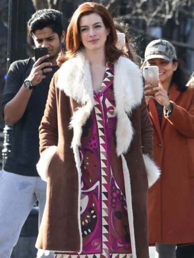 Modern Love Anne Hathaway Fur Coat