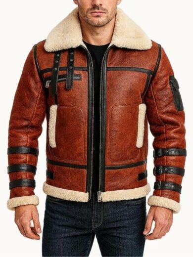 Aviator Sheepskin RAF B6 Bomber Jacket