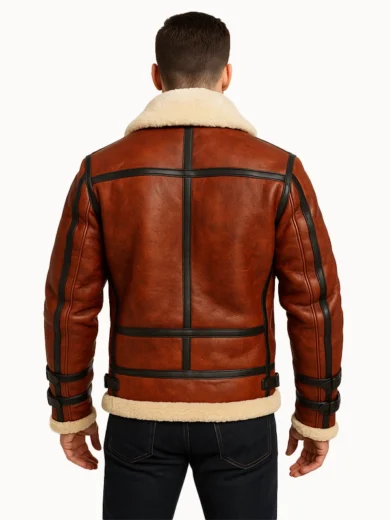 Aviator-Sheepskin-RAF-B6-Bomber-Jacket-Shearling-Leather-for-Men-b