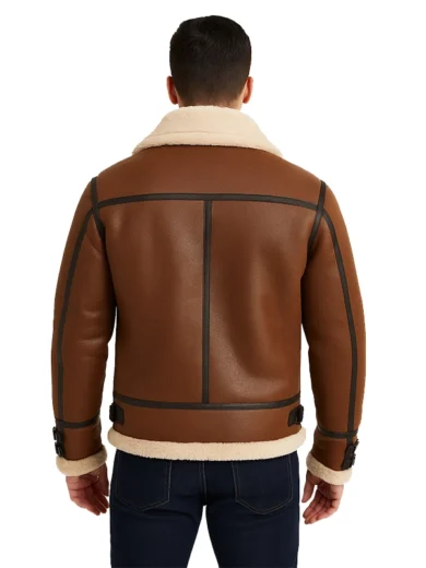 B3-RAF-Tan-Shearling-Leather-Aviator-Jacket-Brown-leather-aviator-jacket