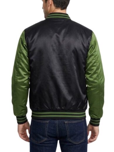 Black And Green Varsity Jacket