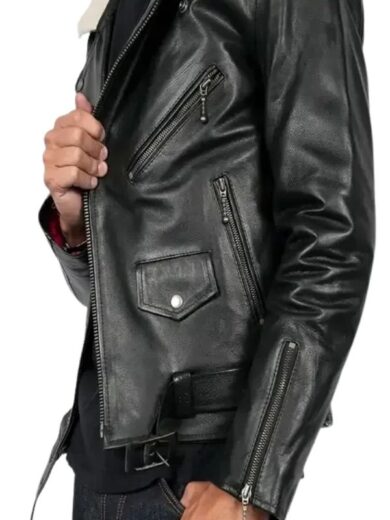 Black Jacket With Shearling