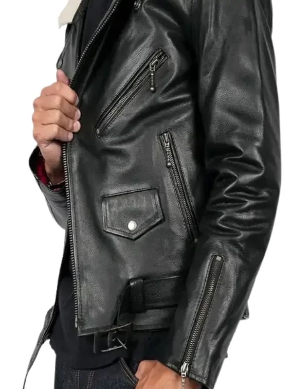Black Jacket With Shearling