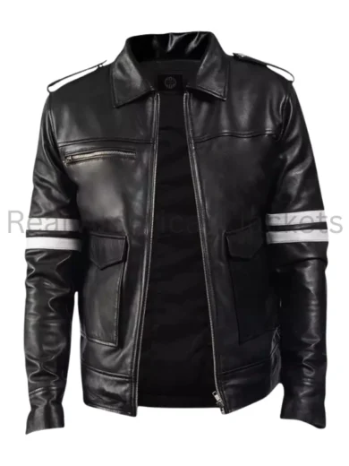 Black Modern Leather Jacket