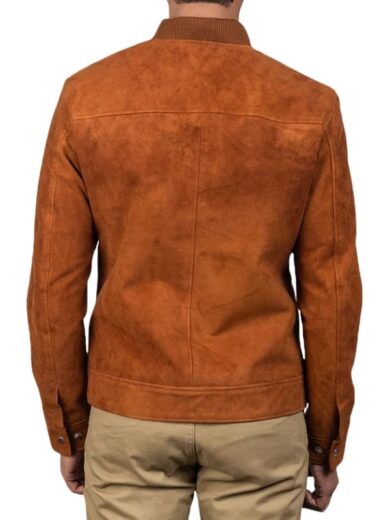 Blain Suede Bomber Jacket