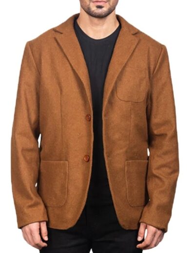 Borges Khaki Wool Blazer