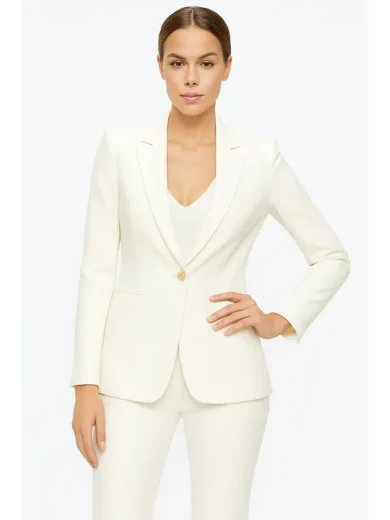 Breann Fitted Blazer Women – Off White