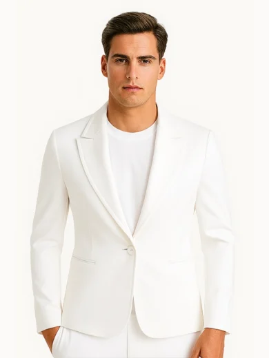 Breann Fitted Blazer – Off White