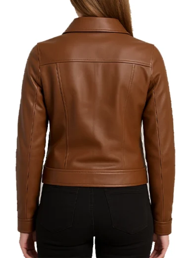 Brown-Classic-Leather-Jacket-With-Collar-2