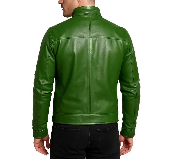 Darren-Distressed-Green-Leather-Biker-Jacket-2