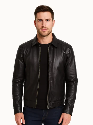 Inferno Black Leather Jacket