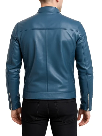 Ionic-Blue-Leather-Biker-Jacket-b