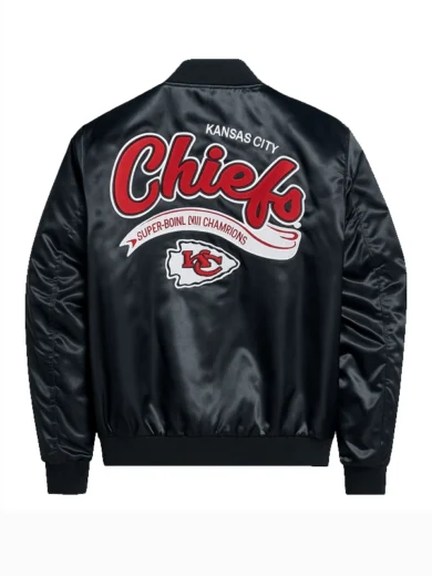 Kansas City Chiefs Black Bomber Jacket