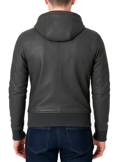 Luna-Green-Leather-Bomber-Jacket-With-Hood-2