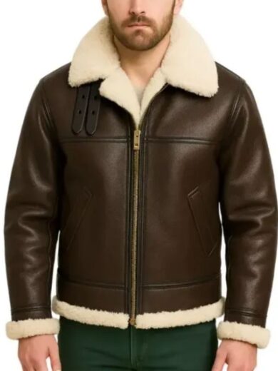 Men B3 Shearling Bomber Jacket