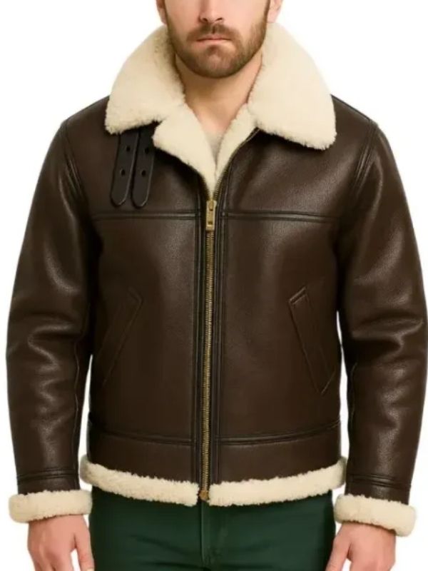 Men B3 Shearling Bomber Jacket