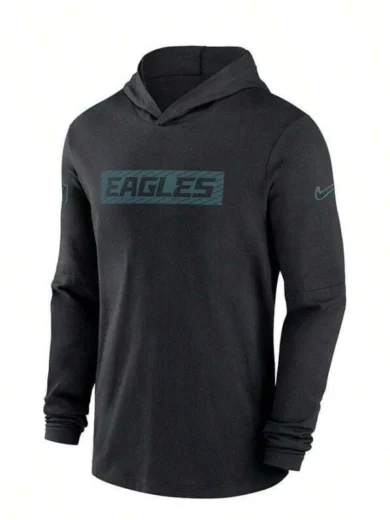 Philadelphia Eagles Sideline Hoodie Long Sleeve T-Shirt