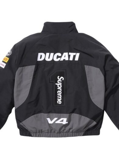 Supreme X Ducati Track Black Jacket 2