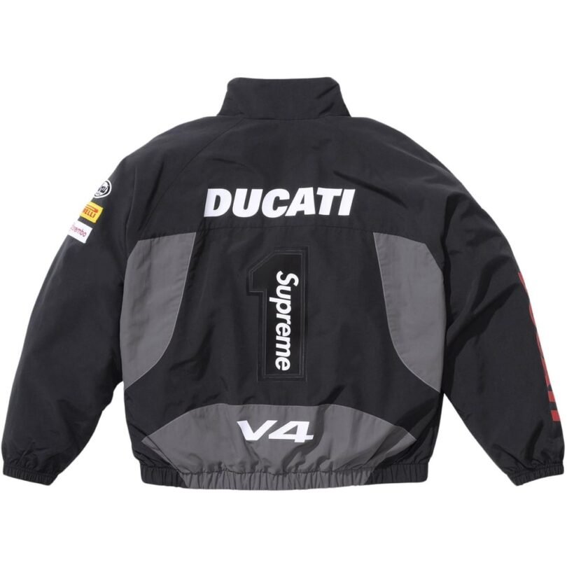 Supreme X Ducati Track Black Jacket 2