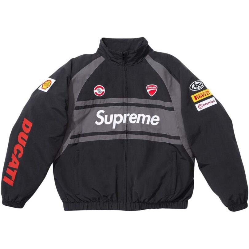 Supreme X Ducati Track Black Jacket