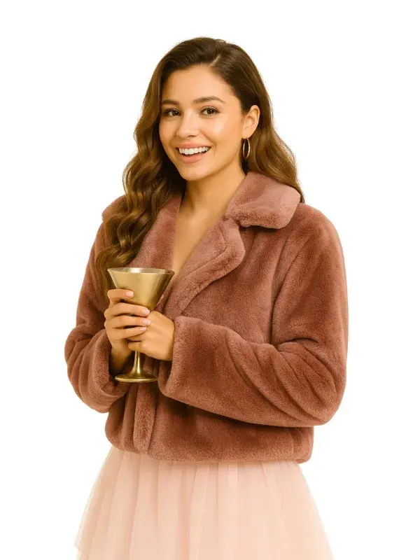 12 Dates of Christmas Faith Fernandez Fur Jacket