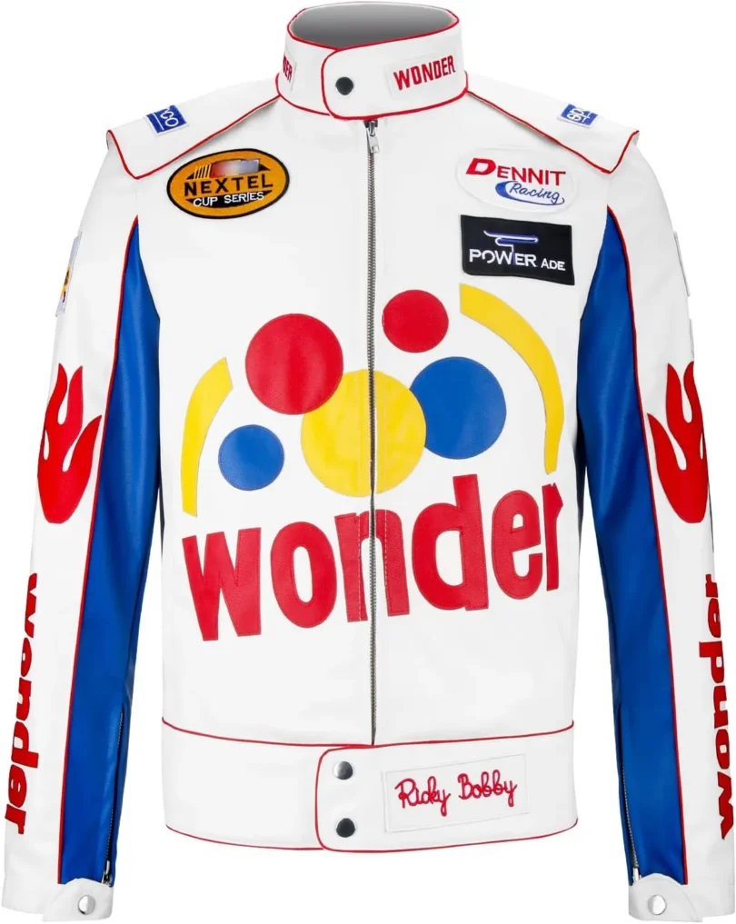Wonder Racing Ricky Bobby Leather Jacket