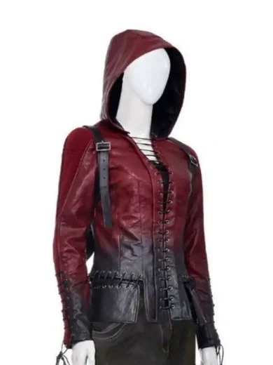 Arrow Season 4 Thea Queen Leather Jacket