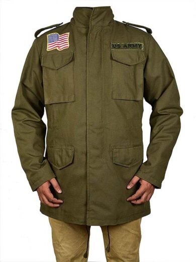 First Blood John Rambo Green Jacket front